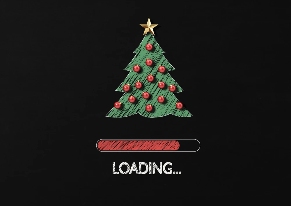 Adventskalender Motiv "Loading..."